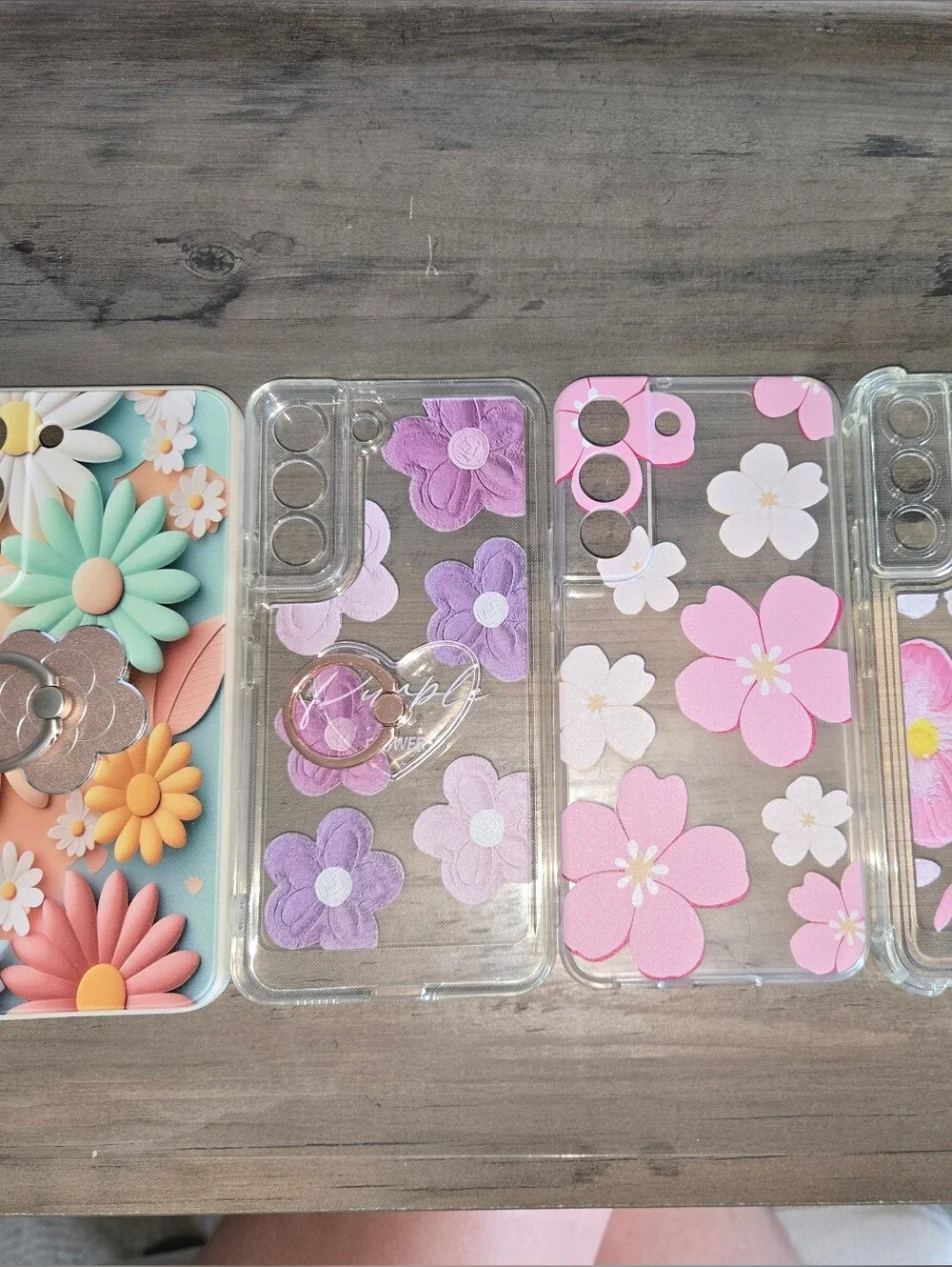 SAMSUNG GALAXY 22 PHONE CASE COVERS + SCREEN PROTECTOR & PHONE RING 6 Pieces